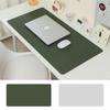 Simple Eye Protection Thickened Locking Edge Mouse Pad Large High-end Dirt-resistant Office Desk Pad Solid Color Waterproof Computer Mat