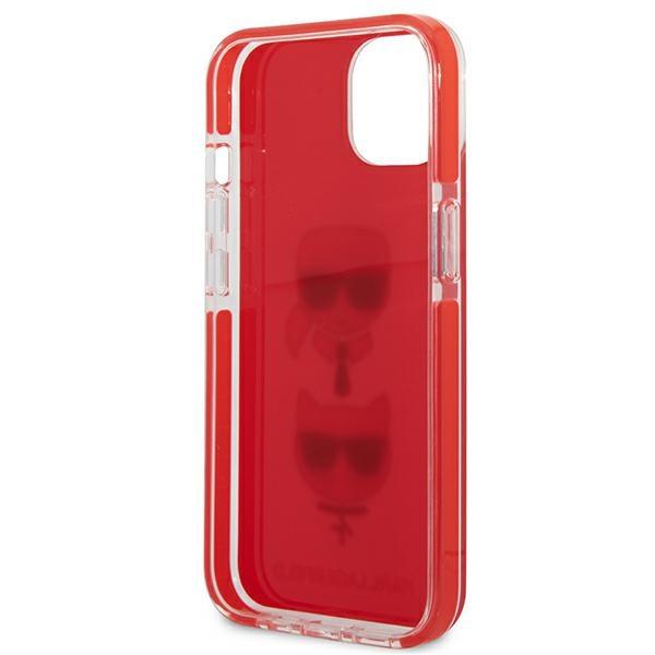 Karl Lagerfeld Klhcp13Stpe2Tr Iphone 13Mini 5,4 Hardcase Czerwony/Red Karl&Choupette Head