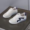 Fashion Casual Shoes 2025 New Foreign Trade Large Size Color Matching White Shoes Female Students Lace Up Running Sports Shoes