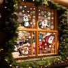 Creative Santa Claus Snowman Animal and Gift Atmosphere Decorative Glass Door and Window Stickers
