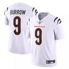 Cincinnati Bengals NFL Football Jersey Joe Burrow Maglia Uniforme Replica da Uomo Abbigliamento Giorno della Partita per i Fan