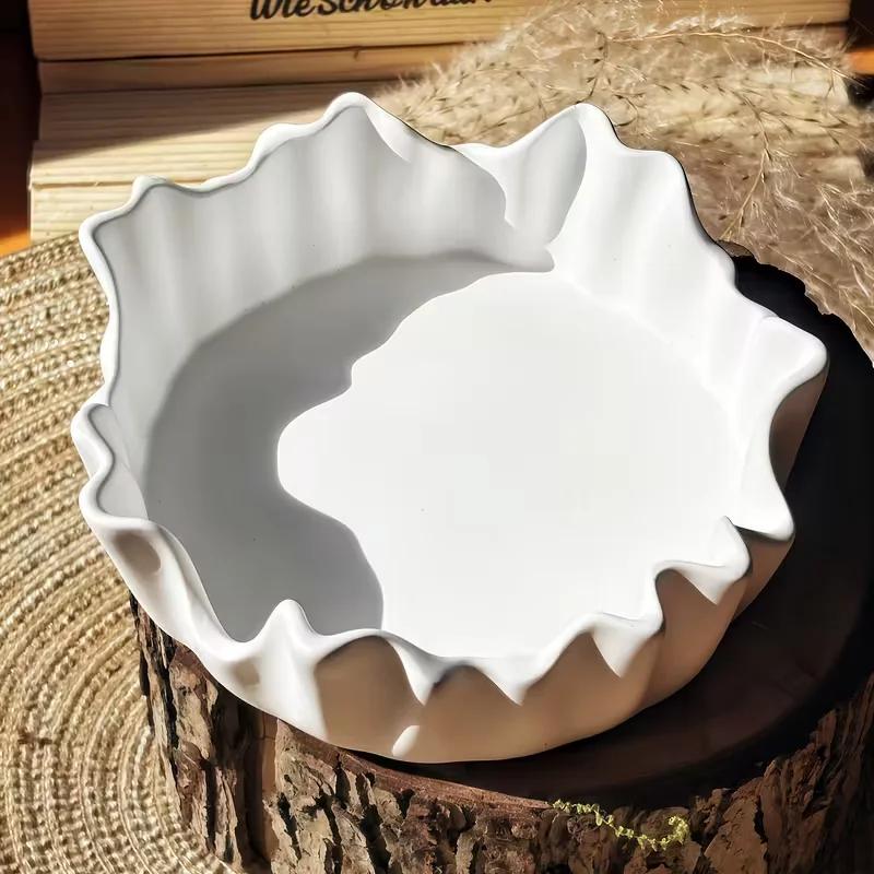 Large Lace Round Silicone Mold 2026 Latest Models for Epoxy Resin DIY Fruit Plate Storage Bowl Tray Creative Ornament Tray Mould