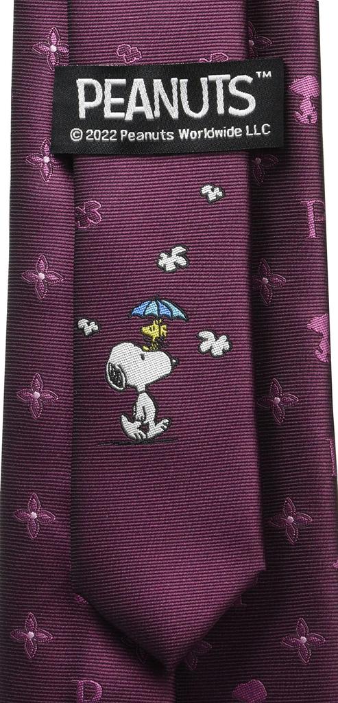 Peanuts Snoopy Tie PND48169 Red SNOOPY Business Brand Tie Gift