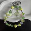 Colorful Handmade Beaded Phone Case Lanyard - Cute & Childlike Design