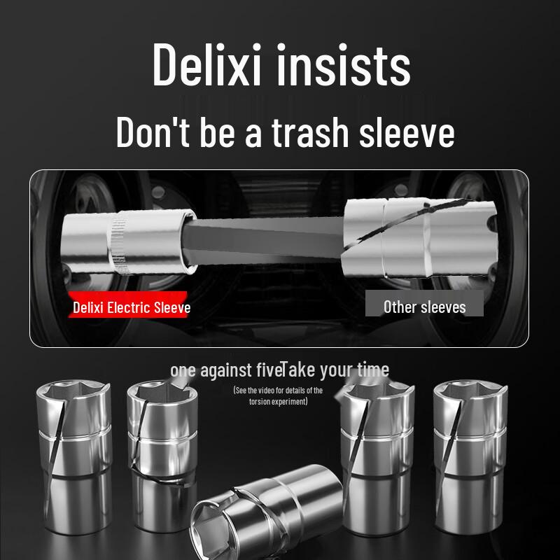DELIXI Car Repair Tool Set Socket Wrench