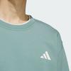 Adidas FW24 Kleine Logo Sweat-Serie Lockerer Schnitt Rundhals Langarm Sweatshirt Herren Sweatshirt Hellgrau JM3412