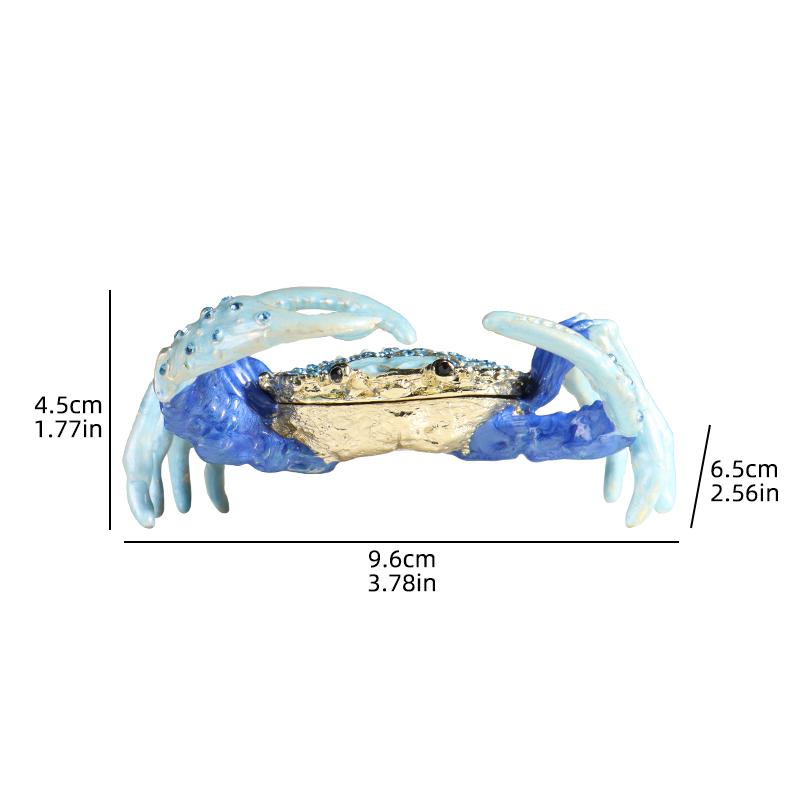 Pudełko na biżuterię z motywami morskimi Kreatywny organizer na biżuterię Przenośne pudełko do przechowywania kolczyków, naszyjników i pierścionków na podróż dla kobiet