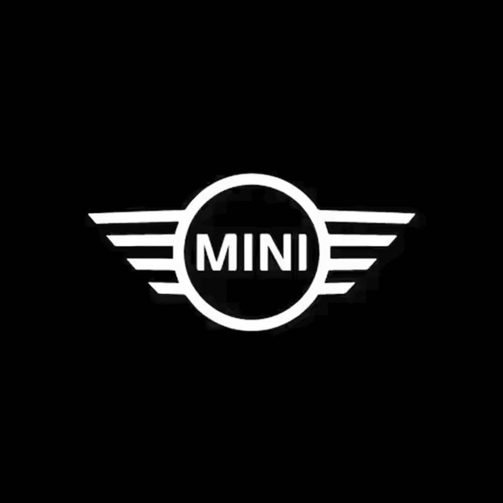 

2pcs New LED Car Door Welcome Courtesy Lamp Projector Light For MINI Cooper One R50 R52 R54 R53 R56 Countryman R60 F55 F56