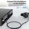 6.35mm Male To 3.5mm Female Extension Cable for Amplifier, TV, Electric Guitar, Mixer, Sound Card.