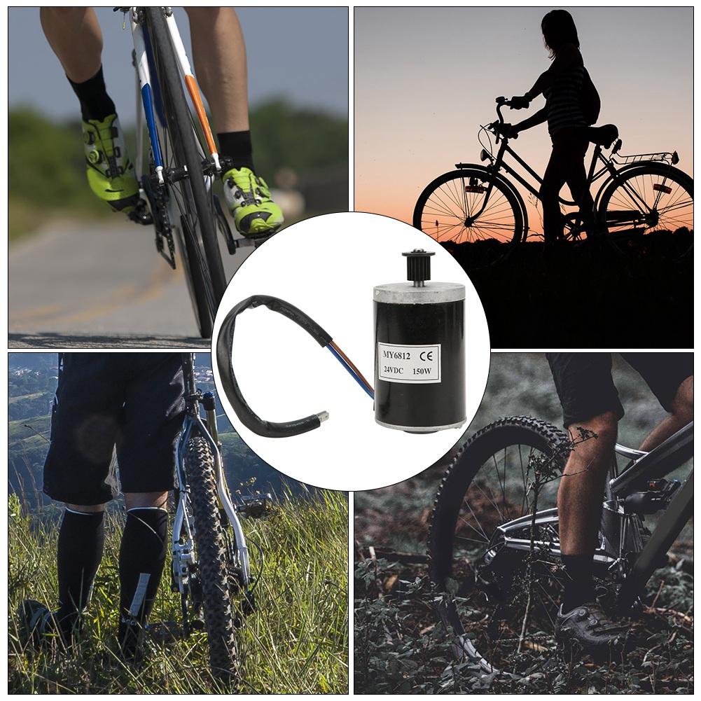 MY6812 150W 24V DC kartáčový elektromotor s řetězovým kolem a synchronizací kol