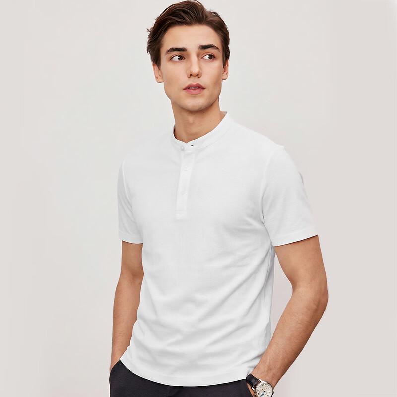 FIRS Men's Natural Cotton Linen Henley T-Shirt