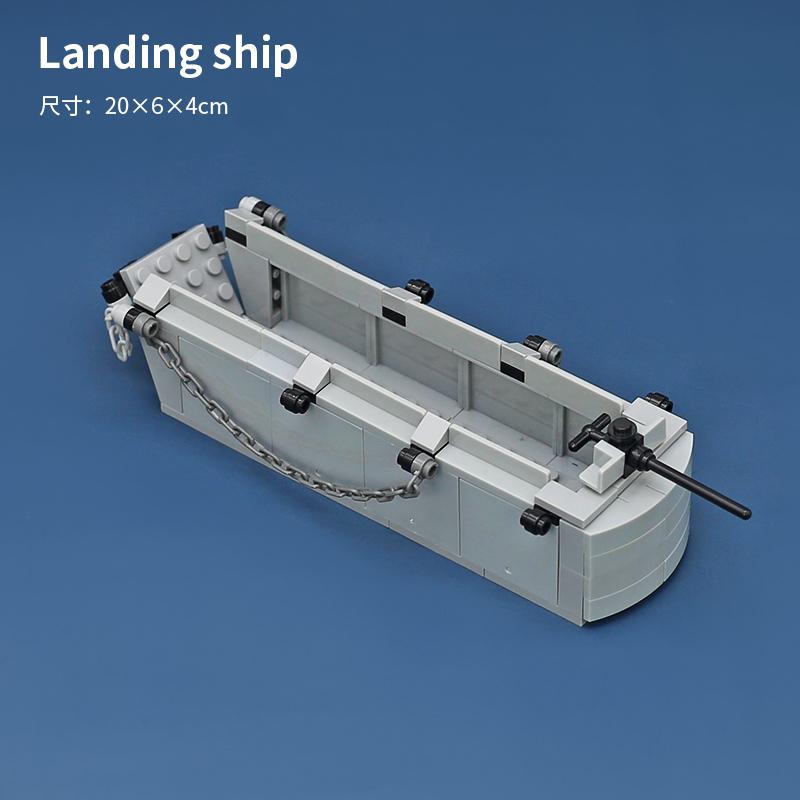 First-Class Moc Military-Style Top-Grade Fort Top-Grade Construction-Set First-Class Assembly-Bricks Play Sets Top-Grade Landing First-Class Ship