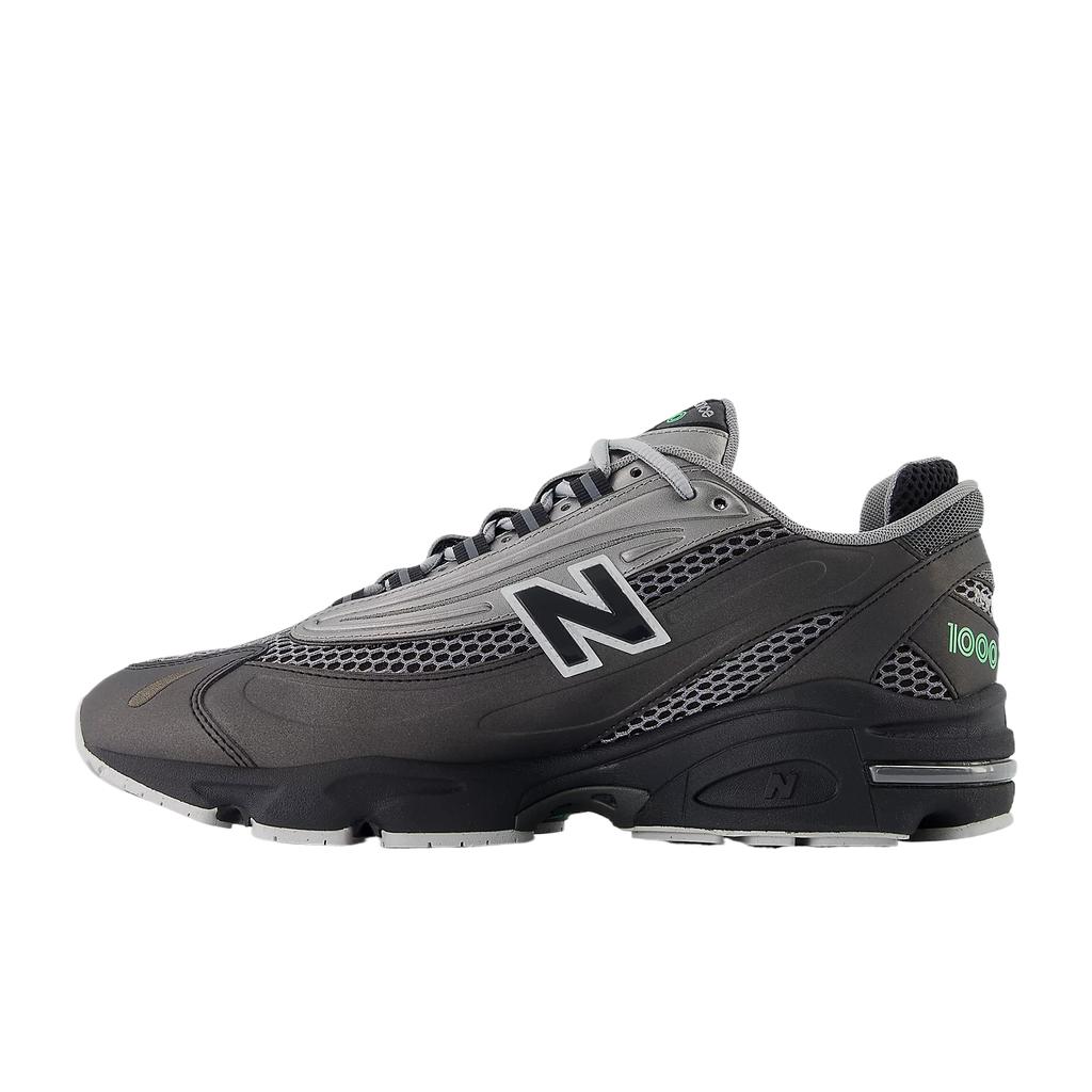 New Balance 1000 Lime Leaf Unisex Sneakers Grey Dark-Silver-Metallic M1000T