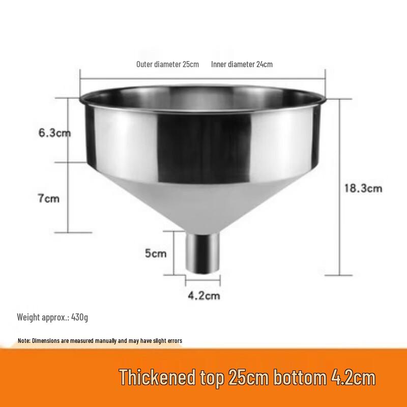 Jingyuheng Large Caliber Stainless Steel Funnel
