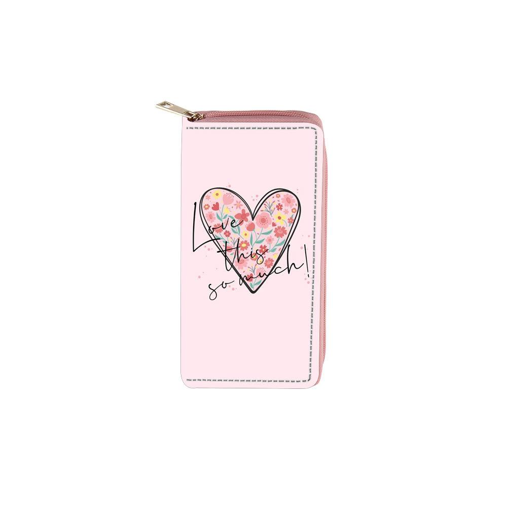 

Мультяшный кошелек-клатч с длинной молнией