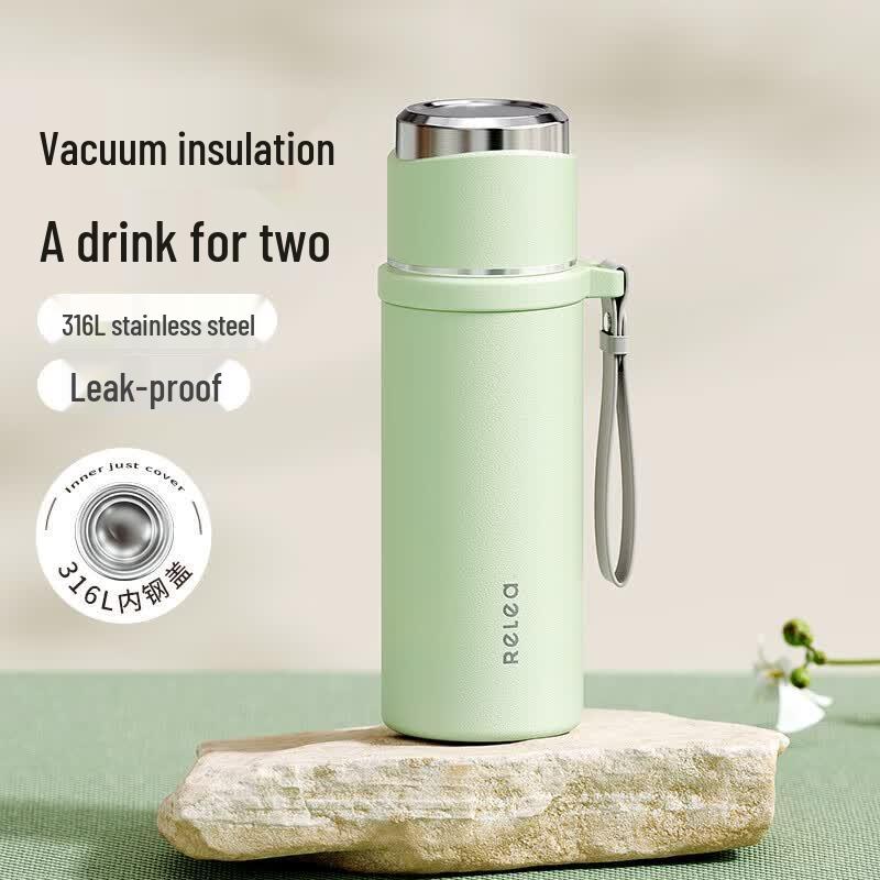 RELEA 316L Stainless Steel Dual-Drink Insulated Mug 570ml