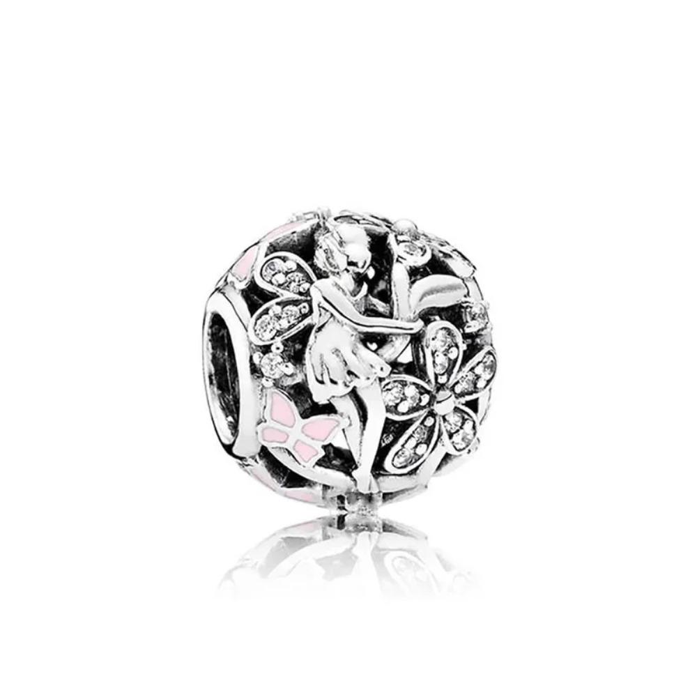 925 Silver Leaf Flower Cactus Pendant Bead for European Charms Bracelet Jewelry Accessories