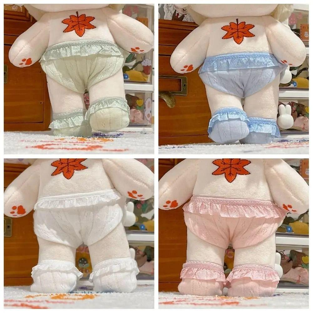 Underpants Cotton Doll Outfit Dress Leggings 20cm Doll Flower Dress  Kids Girls