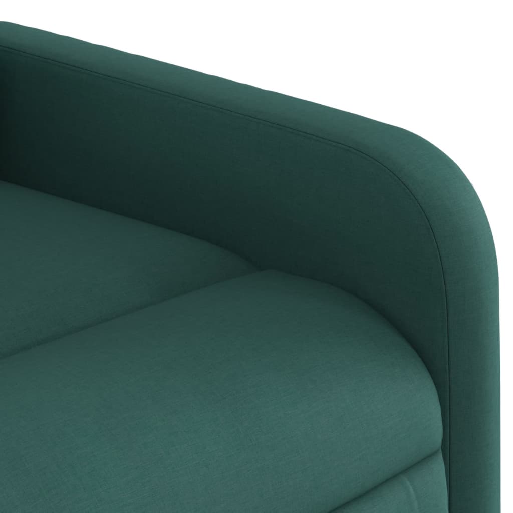 Massage Chair Dark Green Fabric