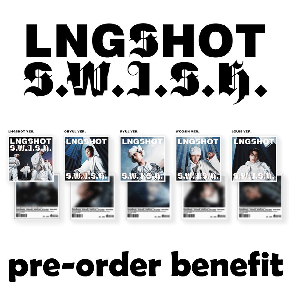 Pre-order LNGSHOT EP Album S.W.I.S.H. Standard Ver. & SHOP POB