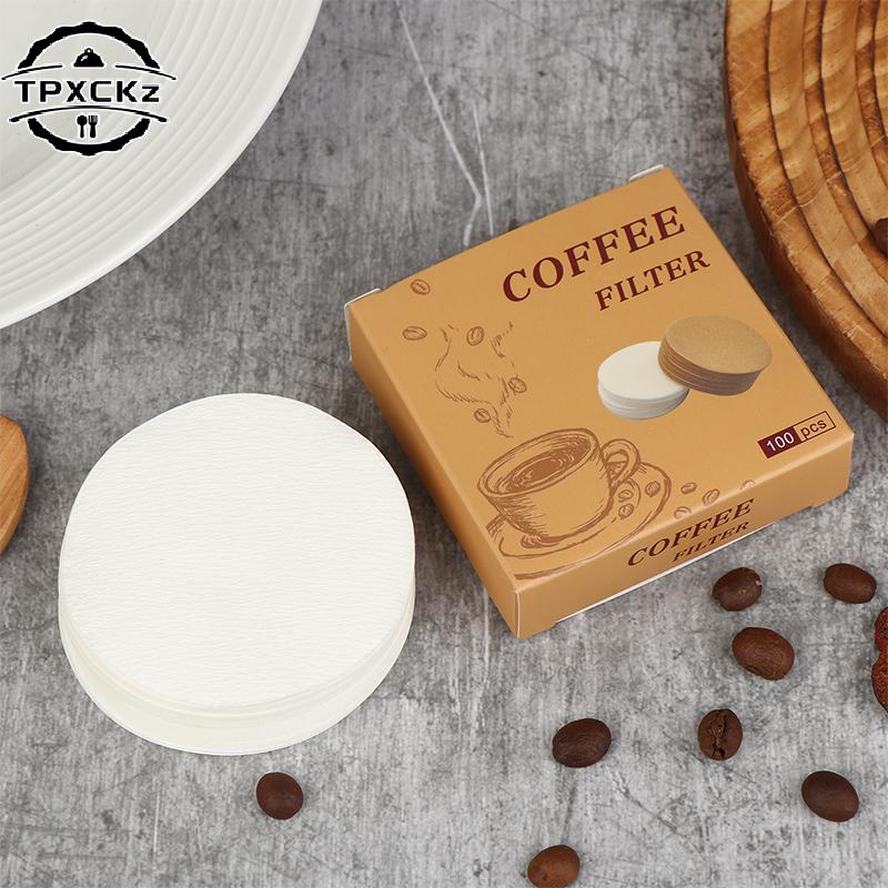 100Pcs Coffee Filter Paper Espresso Paper Filters 54/56/60/62/64/68MM Puck Screen For Portafilter Machine Tools