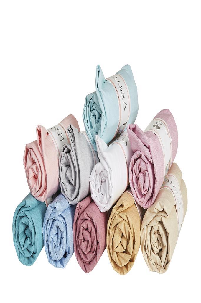 

Pamuklu Lastikli Çarşaf Battal Boy 180x200+30 cm Petrol