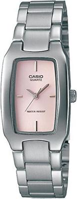 Women's Quartz Watch LTP-1165A-4C Classic Tonneau Face Analog Stainless Steel Strap Gift for BusinessPresent [Used]