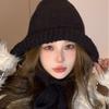 Winter Ear Protection Lace Up Warm Womn Balaclava Knitted Hat