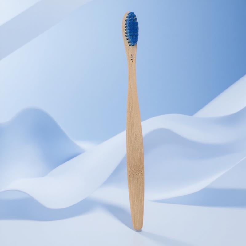 Bamboo Toothbrush Soft Bristle Antibacterial Oral Care Eco Friendly Wooden Toothbrush for Adults Colorful Design