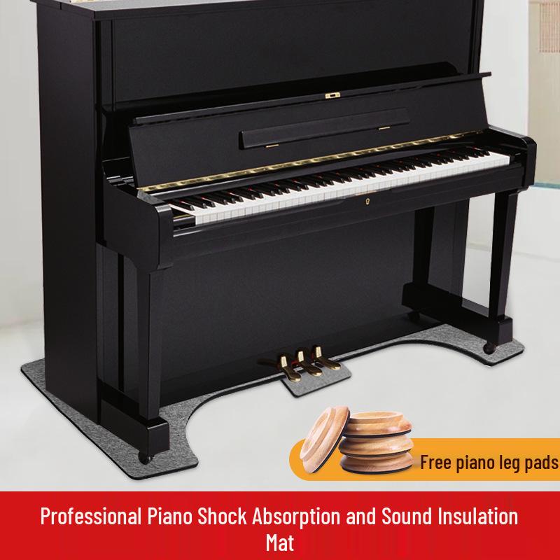 Piano Soundproofing & Shock Absorption Pads with Insulation Carpet and Mute Panel
