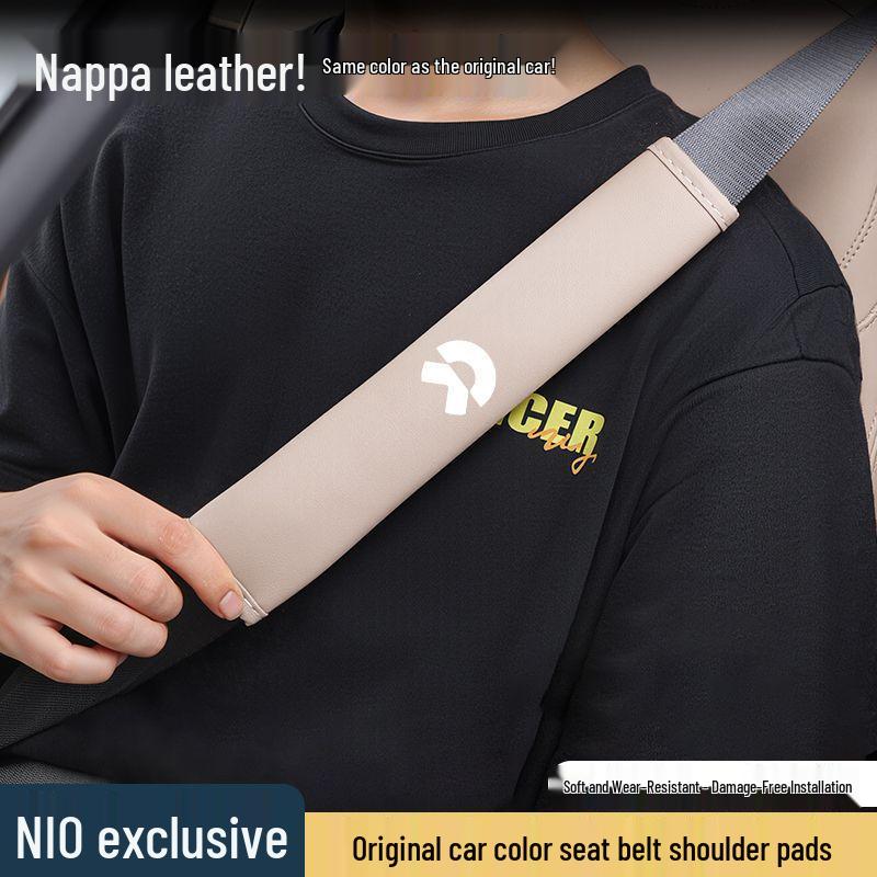 Compatible Seatbelt Shoulder Pad Protector for Nio ES6, ET5T, ET5, EC6, ES8, ET9, Firefly ET7