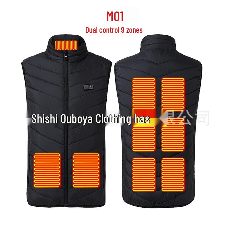 Unisex Heated Vest: Intelligent Temperature Control, Warmth-Retaining Winter Sleeveless Jacket