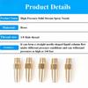 Brass Material High Pressure Cutting Nozzle Brass Water Jet Nozzle  Paper Mill Trimming
