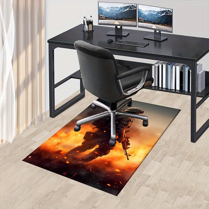 1pc Soldier,Battlefield,Firefight Office Carpet Soft Polyester Non Slip Machine Washable Indoor Carp
