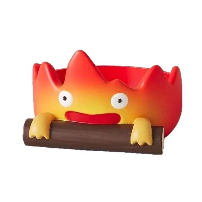 Vassoio Resina Cartone Animato Persona Fuoco Portachiavi Anime Creativo Contenitore Decorazione Interno Esterno Perfetto per Natale Halloween Regalo