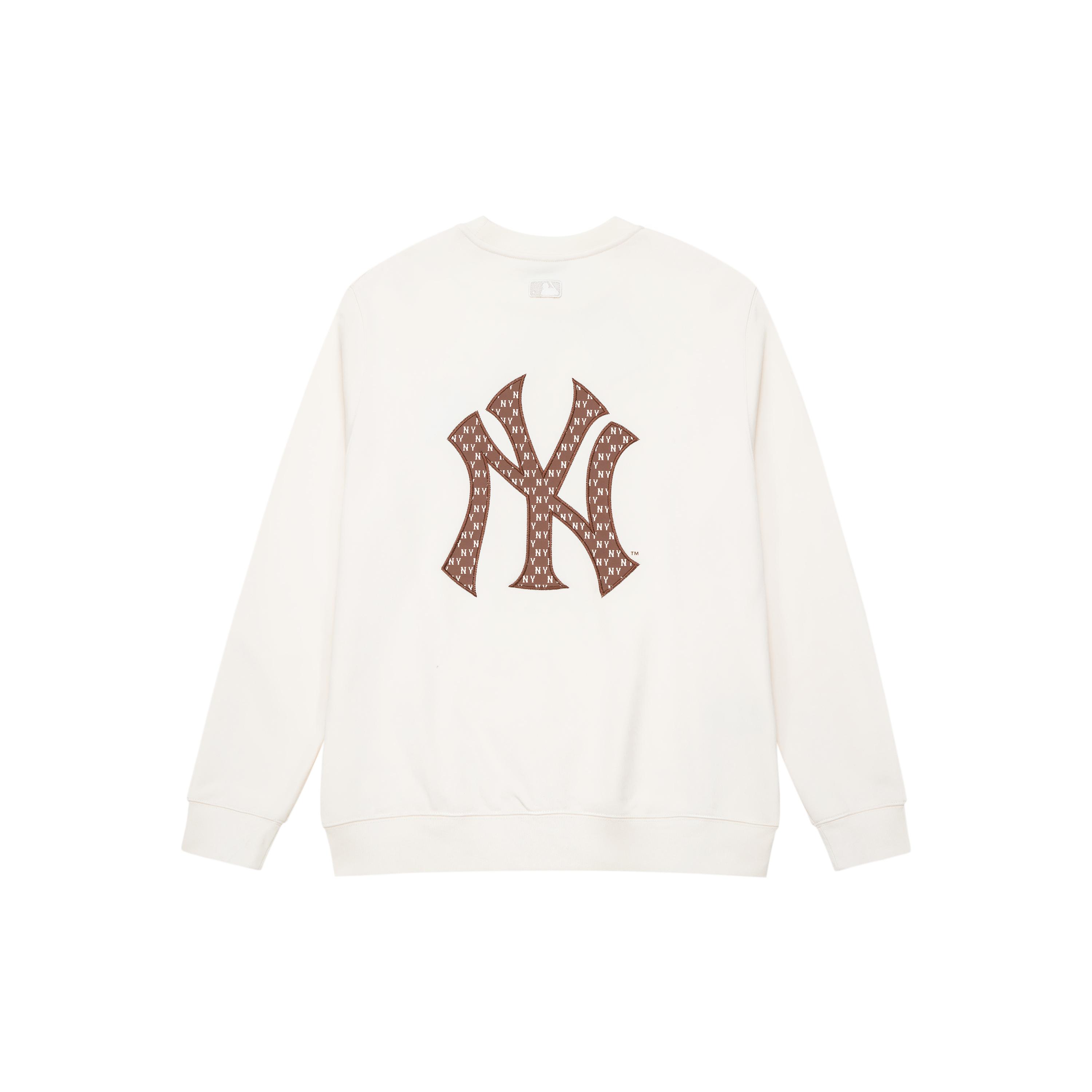 MLB New York Yankees Sweatshirt Unisex White 3AMTM1234-50CRS XXL