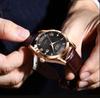 Men's Fashionable Waterproof Quartz Watch with Calendar & Luminous Features