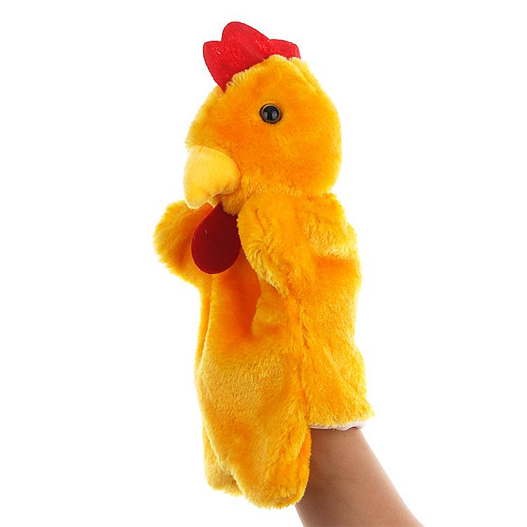 Animal Hand Plush Puppet Toy Cartoon Glove Role Play Educational Interactive