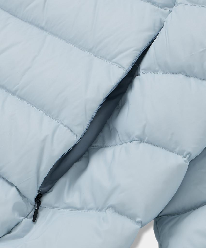 Dimitri Black Vlad Light Shell Lightweight Down Jacket_Hooded Sky Blue