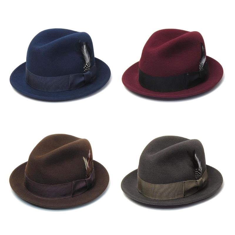 Adult Trilby Hat Comfortable French Style Ribbon Hat Band Hat Adult Festival Party Festival Formal Gathering Fedoras Hat