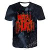 New Fashion Women/Men's 3D Print  Metal Church Rock   Casual T-shirts  Hip Hop Tshirts Harajuku Styles Tops Clothing