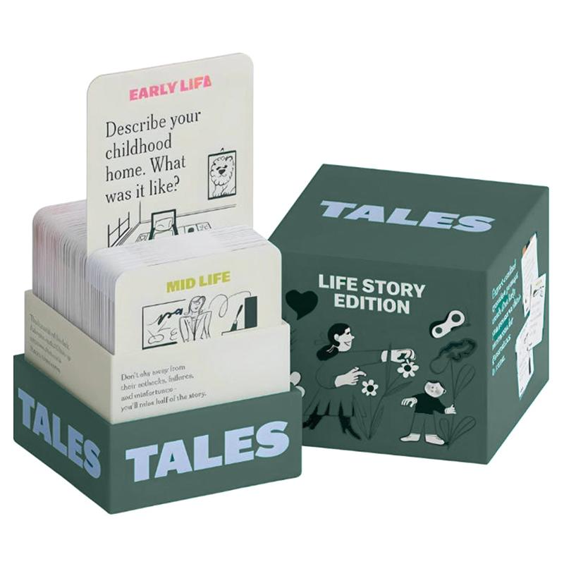 Lebensgeschichte Interview-Kit Karten 150 Karten Kuratierte Fragen Schaffen Tiefe Verbindungen Für Familien, Eltern, Erwachsene, Spieleabend