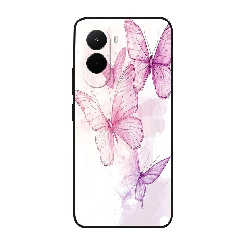 Etui na Poco M7 4G Fajne Malowane Marmurem Miękki Silikonowy Tylny Pokrowiec Na Xiaomi PocoM7 4G TPU Zderzak Fundas Poco M7 4G M 7 Coque