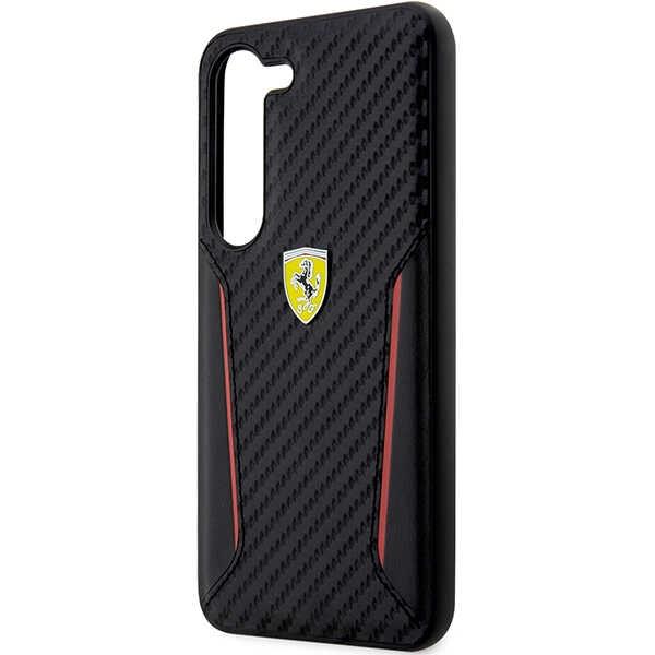 Ferrari Fehcs23Mnpyk S23+ S916 Czarny/Black Hardcase Carbon Contrast Edges