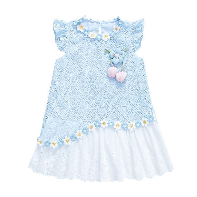 Girls Summer Sleeveless Princess Dress for Toddlers