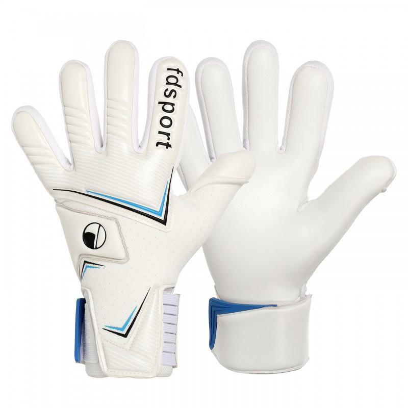 Professional Soccer Goalkeeper Gloves Training Match Use Latex Palm Fingerless Design Youth To Adult Sizes