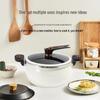 Enamel Non-Stick Multifunctional Household Pressure Cooker - Large Capacity Pumpkin Pot Gift Cookware