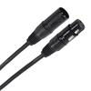 Câble DMX XLR Femelle 3 Broches / XLR Mâle 3 Broches, Longueur 15m, Connecteurs Métal