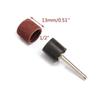 100Pcs 1/2" 80Grit Sander Paper Sanding Bands +2pcs 1/8" Mandrel for Rotary Tool
