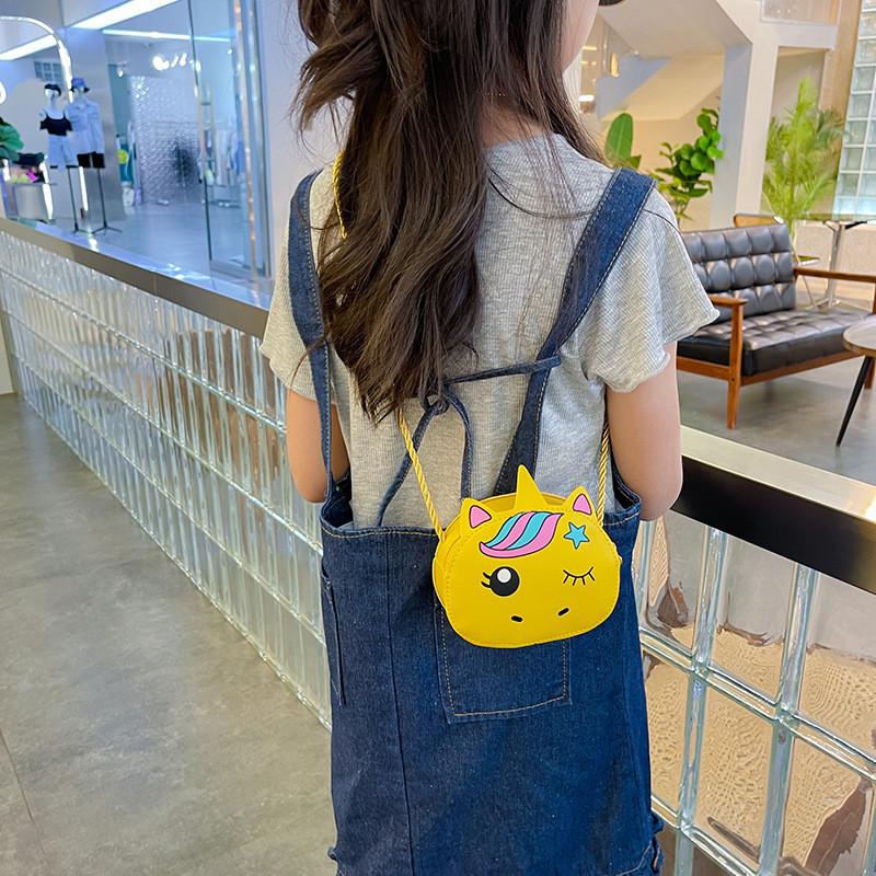Adorable Pu Leather Unicorn Shoulder Bag For Kids Cute And Stylish Mini Crossbody
